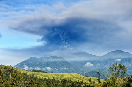 火山-自然风光-星空-美图-风光 图片素材