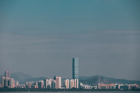 lr调色-记录瞬间-你好2020-城市-城市风光 图片素材