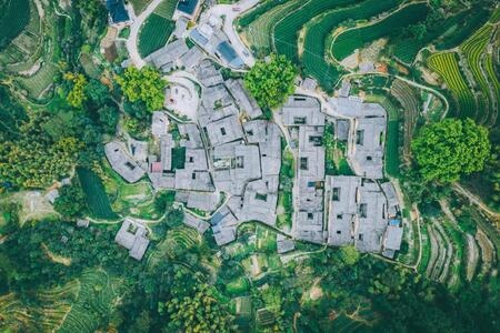 旅行-古村-村庄-房屋-风景 图片素材