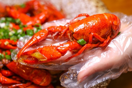 美食-小龙虾-食物-凉面-蒜蓉 图片素材