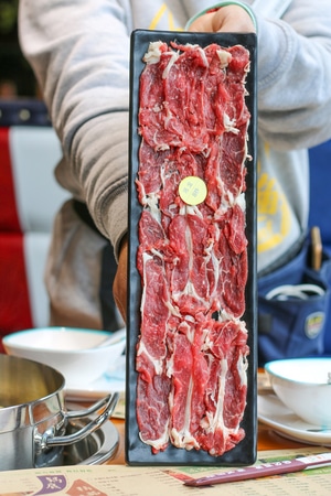 美食-牛肉-食物-汤锅-潮牛鲜 图片素材