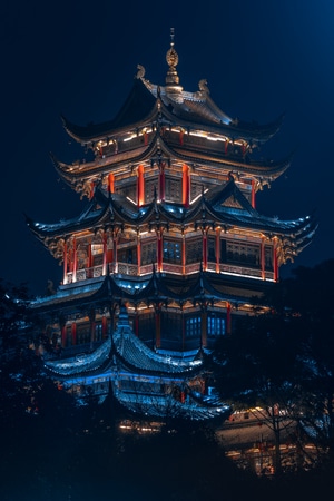城市风光-带我看看你的城市-扫街-城市夜景-魔幻重庆 图片素材