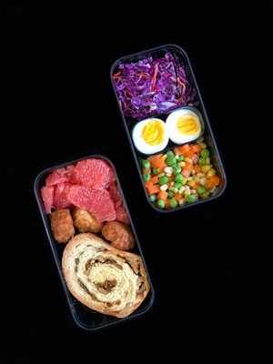 减脂餐-早餐-水果-健康饮食-美食摄影 图片素材