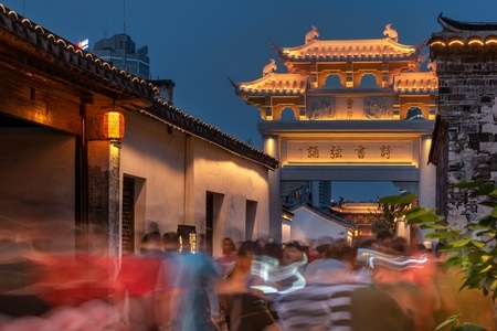 旅行-傍晚-长曝光-我要上封面-夜景 图片素材