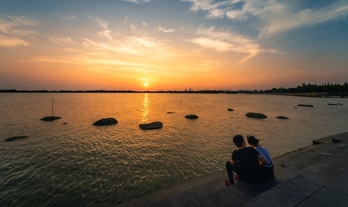 尼康视界-旅拍-风光-我要上封面-夕阳西下 图片素材