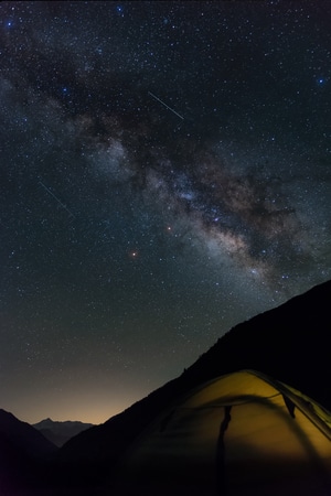 旅行-风光-帐篷-天空-星空 图片素材