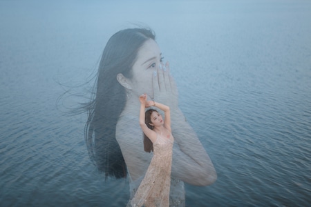 人像-写真-少女-美女-情绪 图片素材