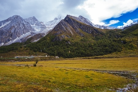 稻城亚丁-旅行-风景-风光-山 图片素材