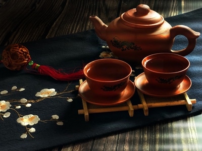静物-茶壶-茶杯-茶-茶具 图片素材