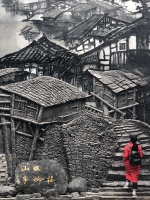 重庆-山城步道-风光摄影-旅拍-建筑 图片素材