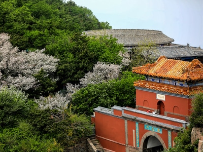 每日一图-古建筑-南天门-风景-房屋 图片素材