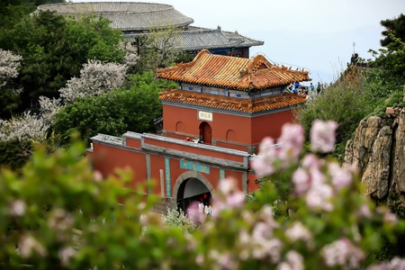 每日一图-古建筑-南天门-风景-房屋 图片素材