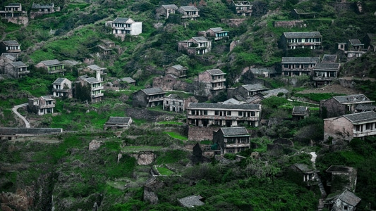 旅行-无人村-丛林仙踪-荒芜-嵊山岛 图片素材