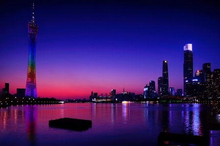 夜广州-大都市-广州塔-城市-城市风光 图片素材