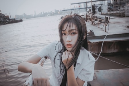 毕业季-色彩-武汉摄影约拍-人像摄影-美女 图片素材