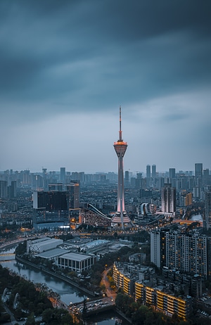 城市色彩-风光-城市-我的2019-建筑 图片素材