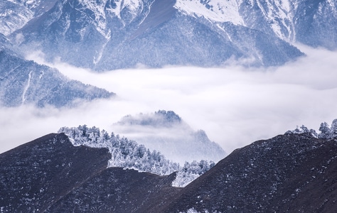 风景-风光-雪景-巅峰-雪山 图片素材