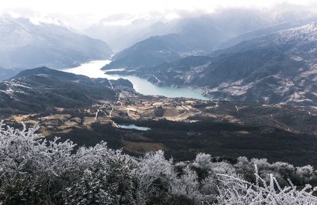 达瓦更扎-风景-风光-湖泊-生态 图片素材