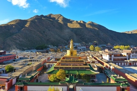 甘南-拉卜楞寺-寺庙-拉卜楞寺-寺庙 图片素材