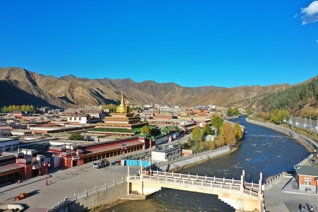 甘南-拉卜楞寺-寺庙-拉卜楞寺-寺庙 图片素材