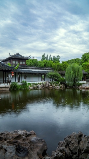 夏季-园林-风景-风光-湖 图片素材