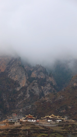 甘南-扎尕那-风景-山-山峰 图片素材