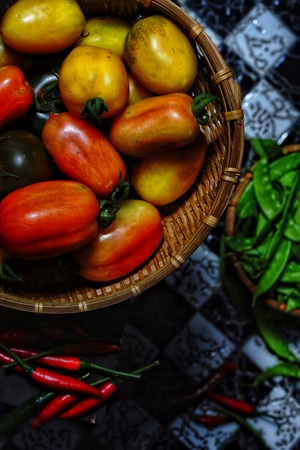 宅家-菜-菜-番茄-水果番茄 图片素材