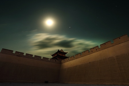 风光-祖国大地-嘉峪关-古建筑-风景 图片素材