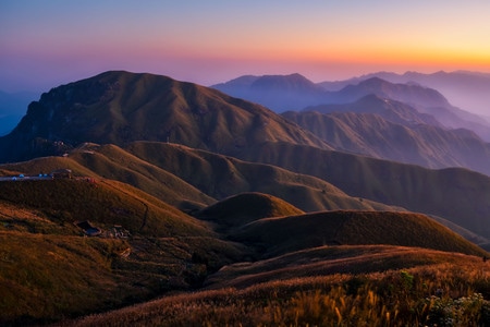 武功山-晨曦-江西-萍乡-风景 图片素材