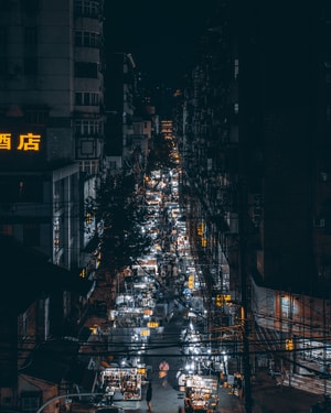 2019inf招募-城市-风光-夜景-日落 图片素材