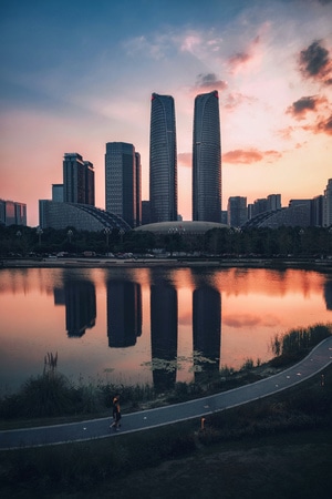 成都-扫街-旅行-城市-繁华 图片素材
