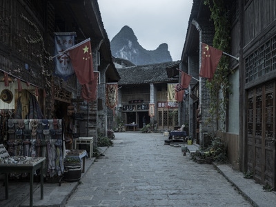 年味-旅游-旅行-桂林-古镇 图片素材