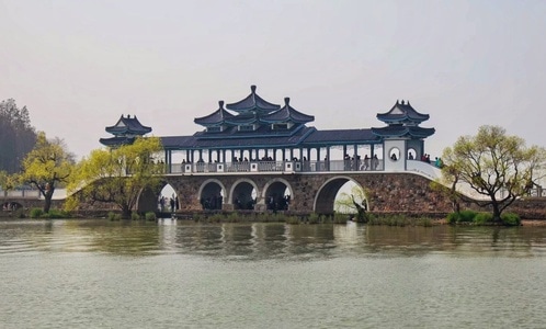 摄影-风光-桥-廊桥-建筑 图片素材