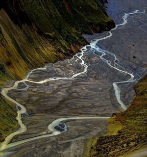 摄影-风景-自然-河床-河流 图片素材