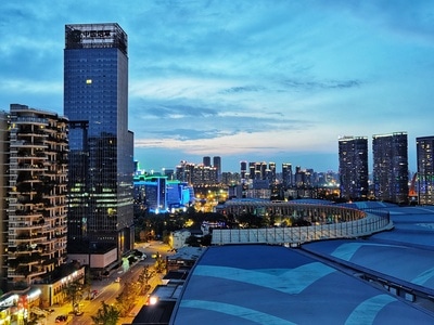 城市-灯火-手机-城市-城市风光 图片素材