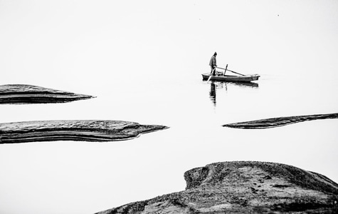 风光-极简-画-湖-湖泊 图片素材