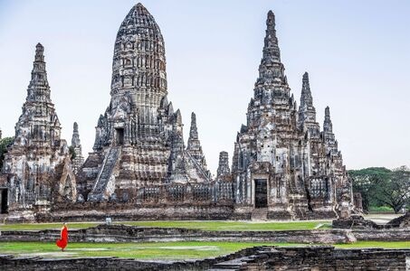 泰国-旅行-古建筑-塔-石塔 图片素材
