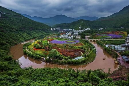 贵州遵义-赤水河-风景-风光-山 图片素材