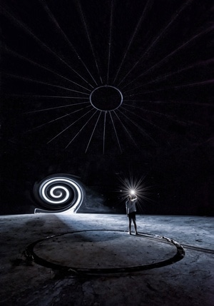 光-月球-梦幻-夜色-魔幻 图片素材