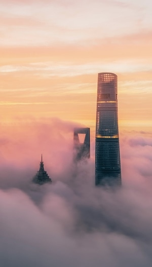 城市-云-航拍-高楼-街拍 图片素材