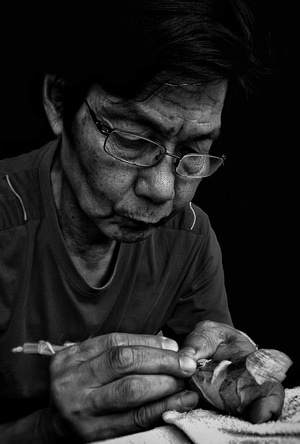 手机摄影-抓拍-黑白-人文纪实-百姓生活 图片素材