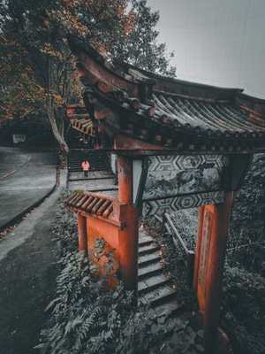 旅游-看你的城市-城市-风光-山门 图片素材