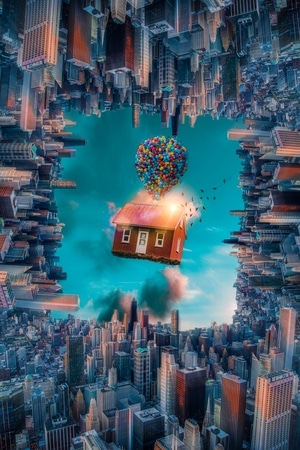 人间百味-合成-风光-旅游-你好2020 图片素材