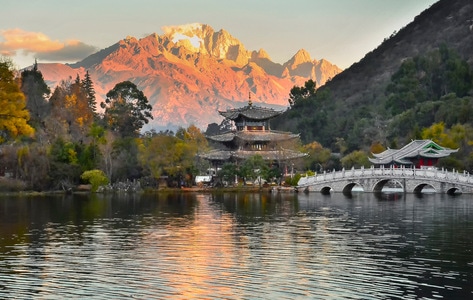 尼康-风景-旅游-丽江-黑龙潭 图片素材