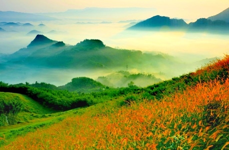 长宁县-风景-摄影-大自然-双河镇燕子坪 图片素材