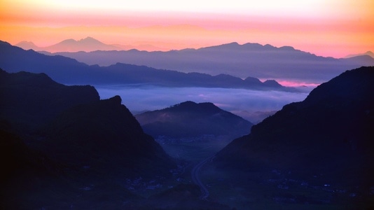 长宁县-彩霞-风景-日出-朝霞 图片素材