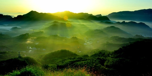 长宁县-风景-摄影-大自然-双河镇燕子坪 图片素材