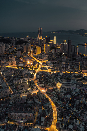 夜色-厦门市-厦门-城市色彩-城市 图片素材