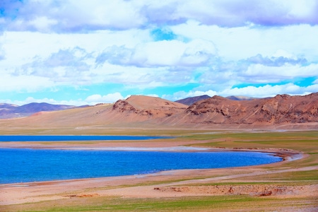 进藏路-阿里-色彩鲜艳-湖-风景 图片素材