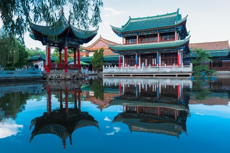 建筑-纪实-春城-昆明-仿古建筑 图片素材